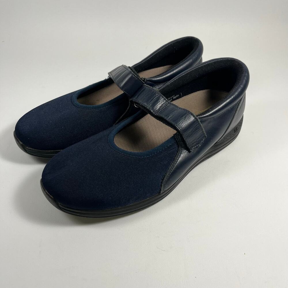 Drew Magnolia Mary Jane Shoes 8 Womens Navy Comfort Casual Classic